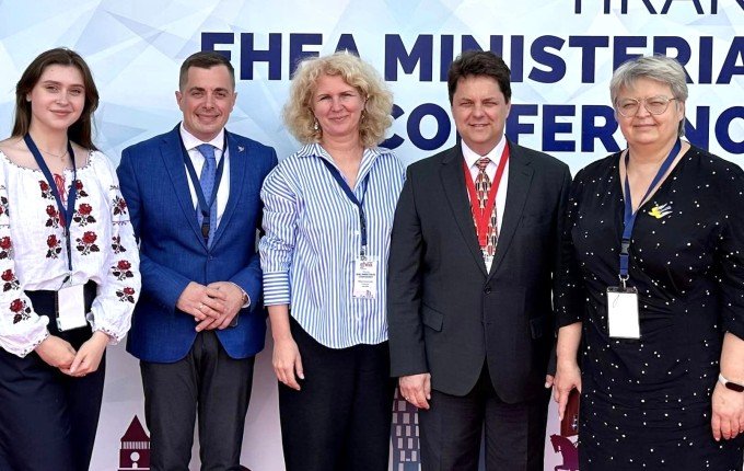 MSU rector presented Ukraine at an educational conference in Albania